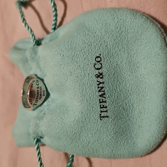 Tiffany & Co. 925 Sterling Silver Signet Ring Sz 6 - Picture 2 of 3